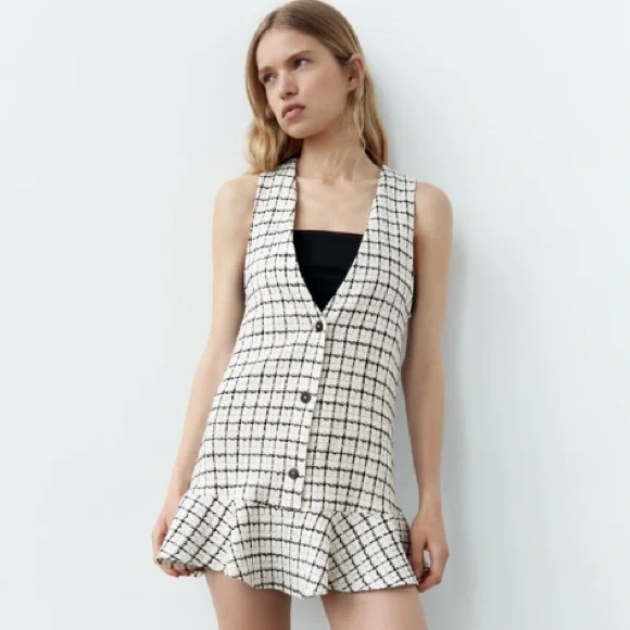 plaid mini dress zara Zara | Dresses | Zara Plaid Mini Dress